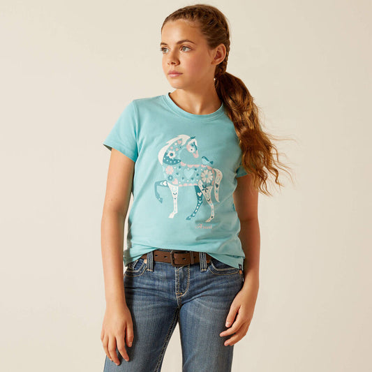 Ariat Girl's Marine Blue Little Friend T-Shirt