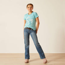 Load image into Gallery viewer, Ariat Girl&#39;s Marine Blue Little Friend T-Shirt

