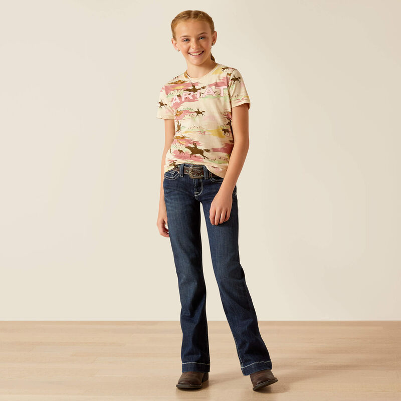 Ariat Girl's Roping Landscape T-Shirt