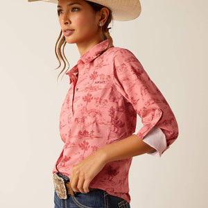 Ariat Women's VentTEK Faded Rose Western Shirt