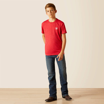 Ariat Boy's TEK Charger Crestline Chili Pepper T-Shirt