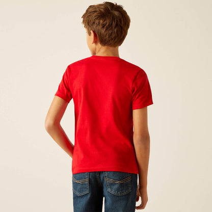 Ariat Boy's Red Wanted T-Shirt