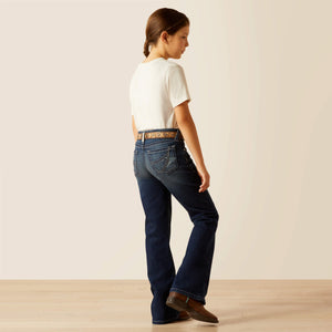 Ariat Girl's Mid Rise Ariana Pacific Bootcut Jean