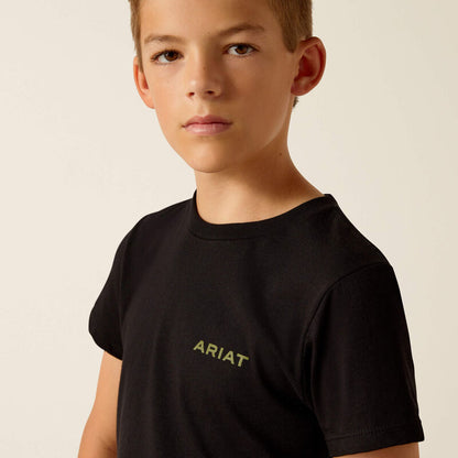 Ariat Boy's Black Camo Corps T-Shirt