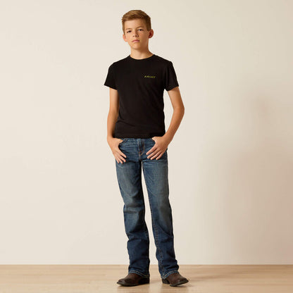 Ariat Boy's Black Camo Corps T-Shirt