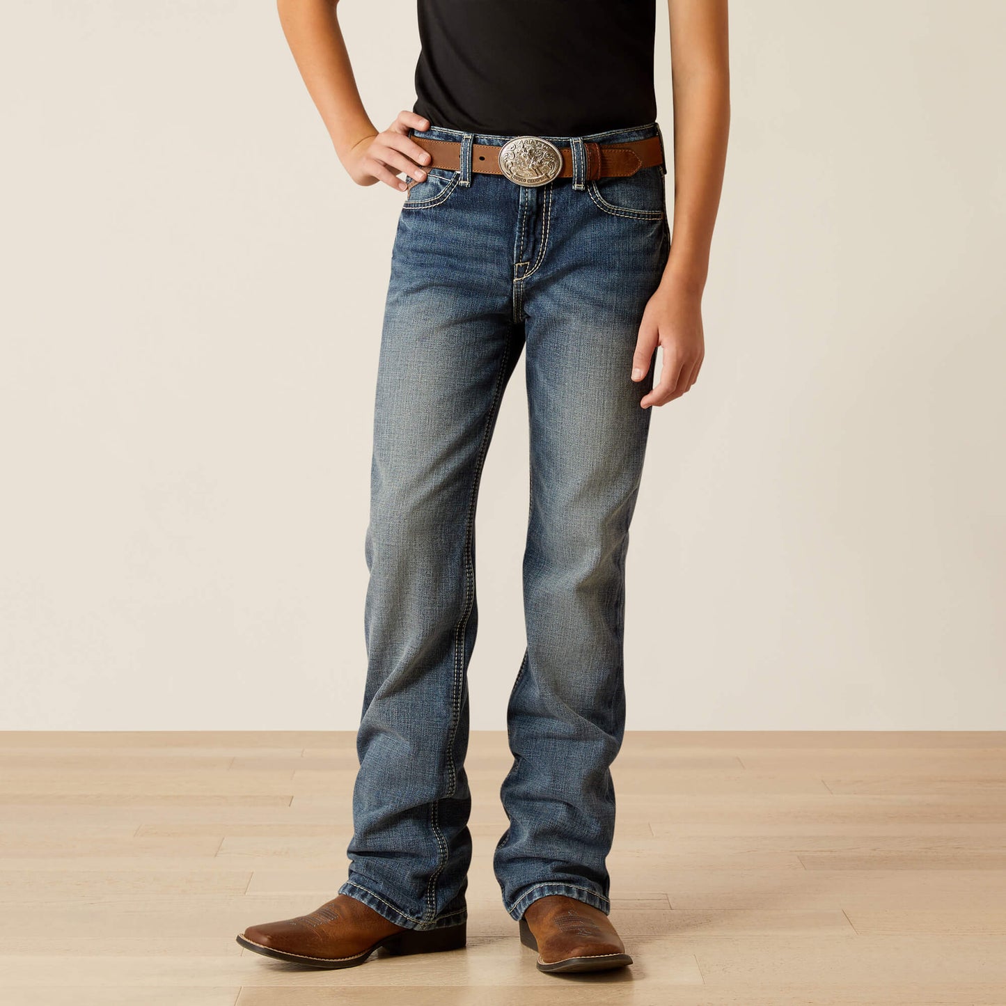 Ariat Boy's B4 Relaxed Durango Challenger Bootcut Jean