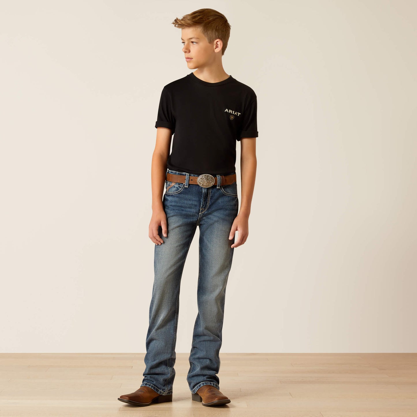 Ariat Boy's B4 Relaxed Durango Challenger Bootcut Jean