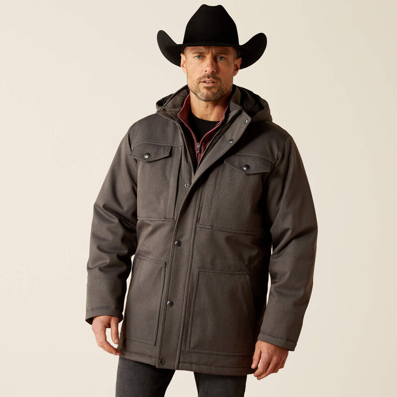 Ariat Men's Heather Gray Abilene Parka Coat