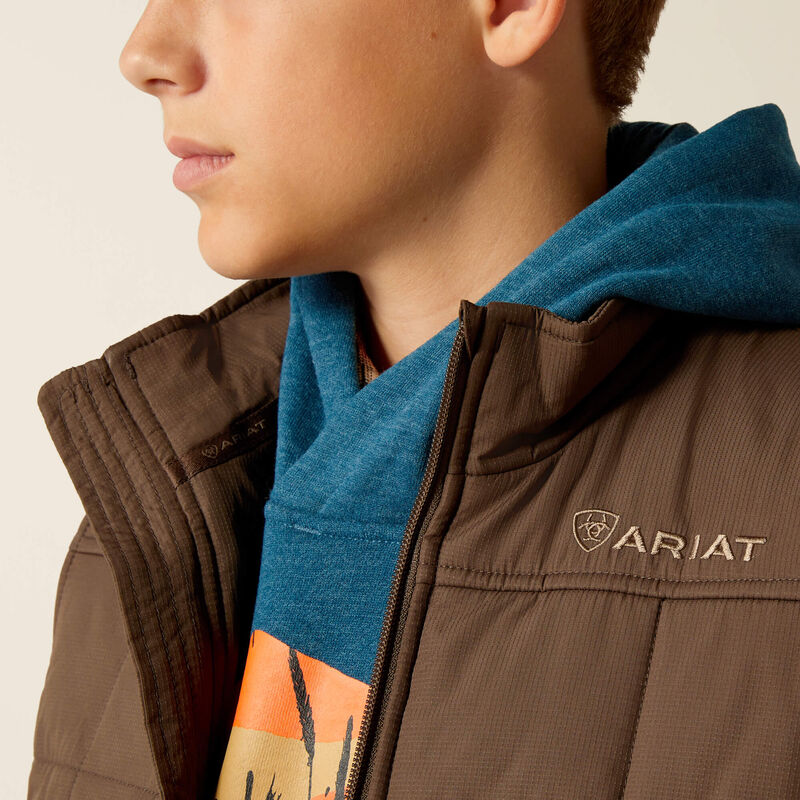 Ariat Boy's Banyan Bark Crius Insulated Vest