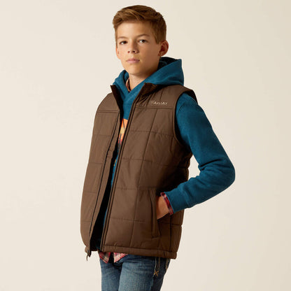 Ariat Boy's Banyan Bark Crius Insulated Vest