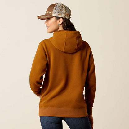 Ariat Women's Chestnut Horse Horizon Eagle Hoodie