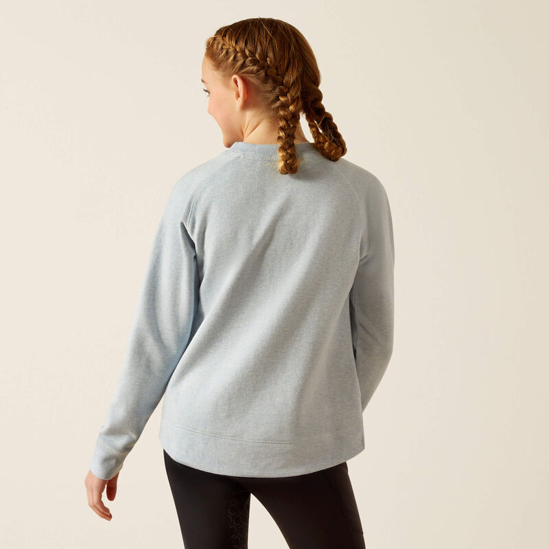 Ariat Girl's Heather Cerulean Benicia Pullover