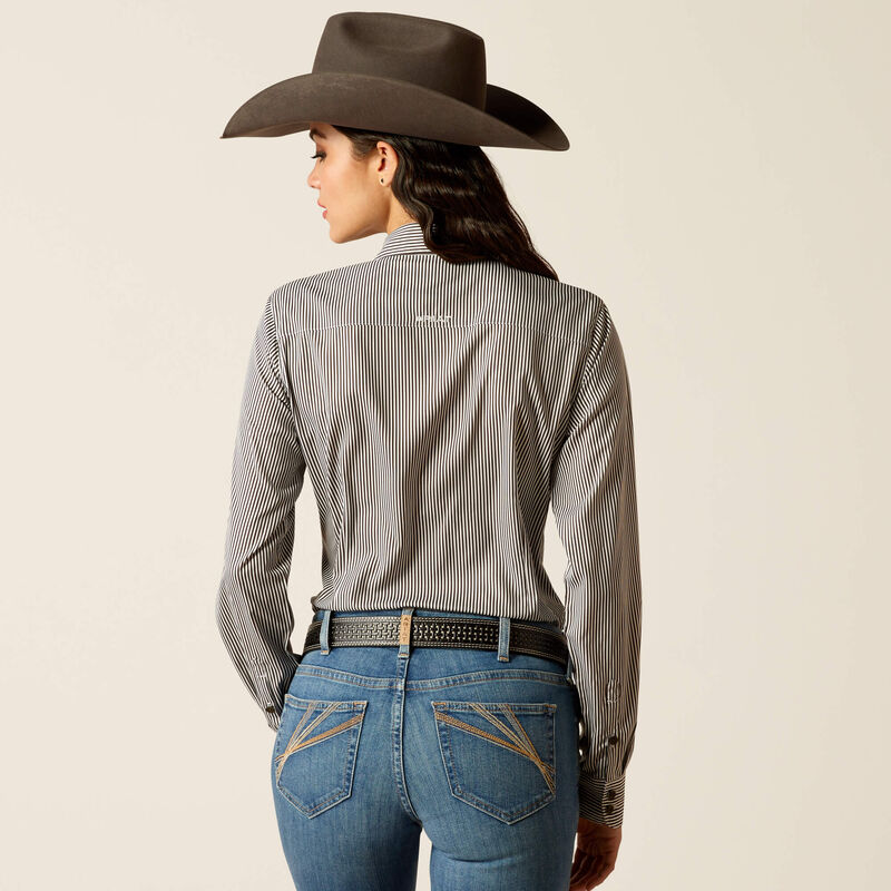 Ariat Women's Kirby Pro Relic & White Stripe Western Shirt