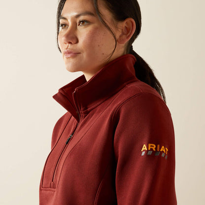 Ariat Women's Rebar Madder Funnel Neck Sweatshirt