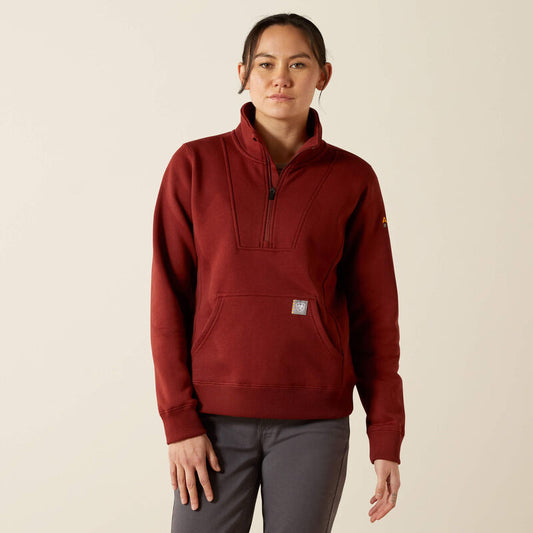 Ariat Women's Rebar Madder Funnel Neck Sweatshirt