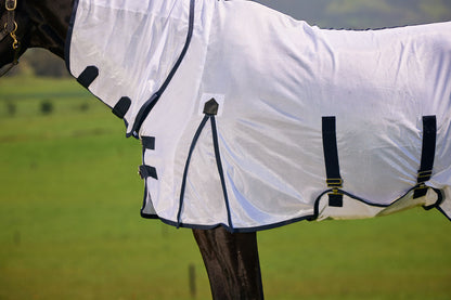 Saxon Mesh Combo Neck Fly Sheet with Belly Wrap