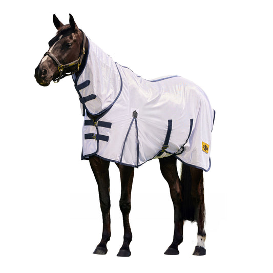 Saxon Mesh Combo Neck Fly Sheet with Belly Wrap