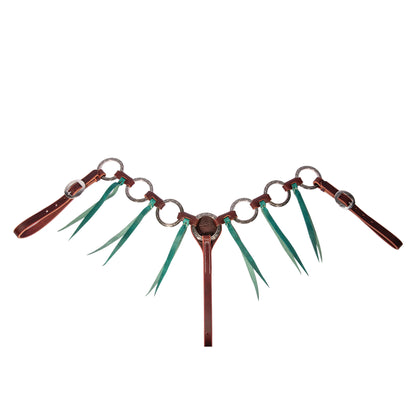Professional's Choice Pony Tack Set- Emerald/Burgundy