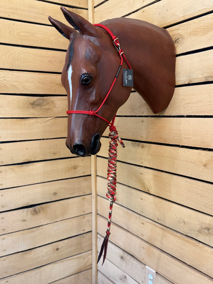 Twisted Knot Halters Rope Halter w/ Easy Off Clip & Lead