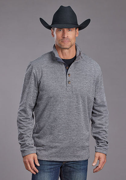 Stetson Men's Honeycomb Bonded Knit Pullover