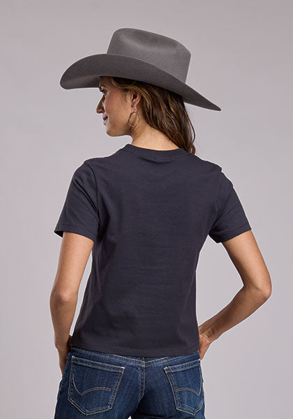 Stetson Women's Dark Gray Desert Cowgirl T-Shirt
