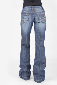 Stetson Women's Pieced Stitch 214 City Trouser Jean