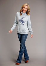 Load image into Gallery viewer, Stetson Women&#39;s Blue Bronc Lady Hoodie
