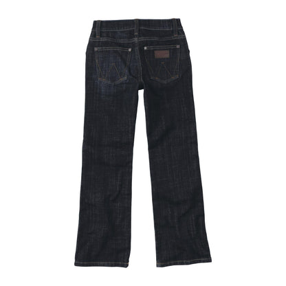 Wrangler Boy's Dark Dax Slim Retro Bootcut Jean