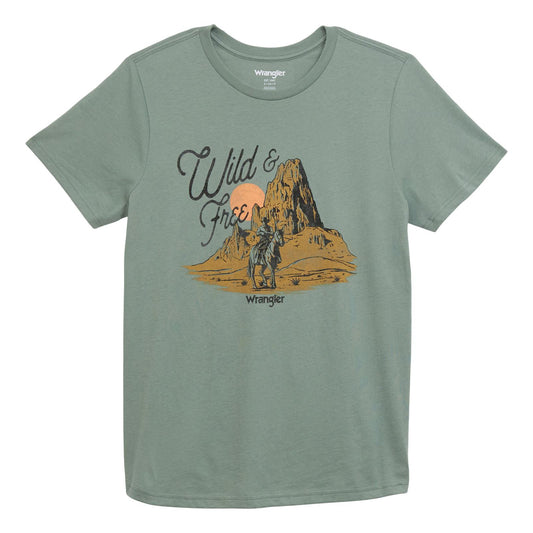 Wrangler Women's Retro Lily Pad Wild & Free T-Shirt