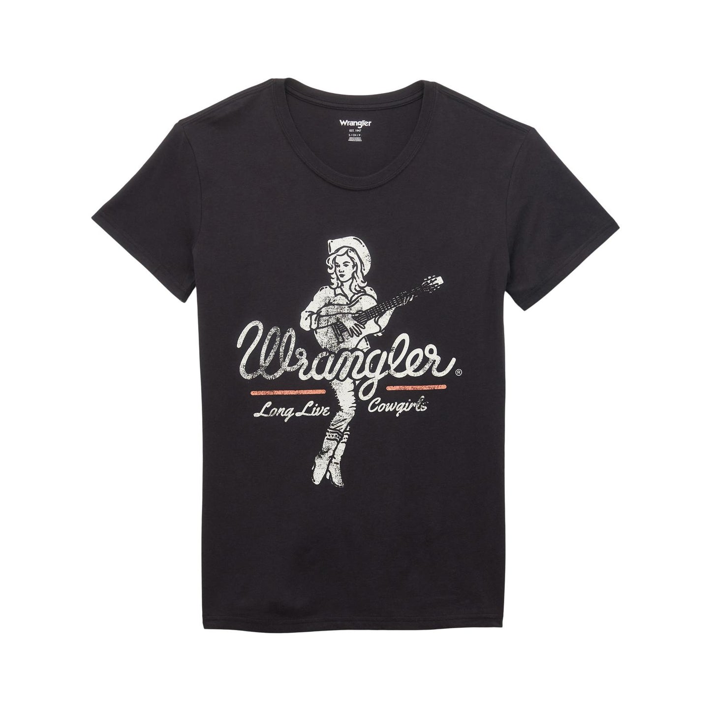 Wrangler Women's Black Beauty Guitar T-Shirt