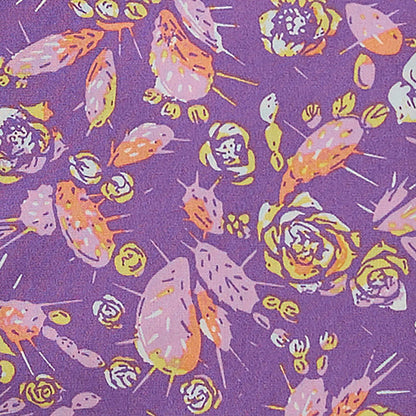 Wrangler Girl's Purple Cactus Western Shirt