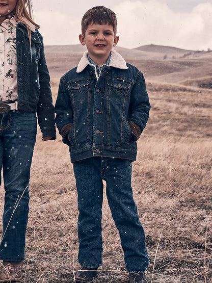 Wrangler Boy's Jackson Slim Retro Relaxed Bootcut Jean