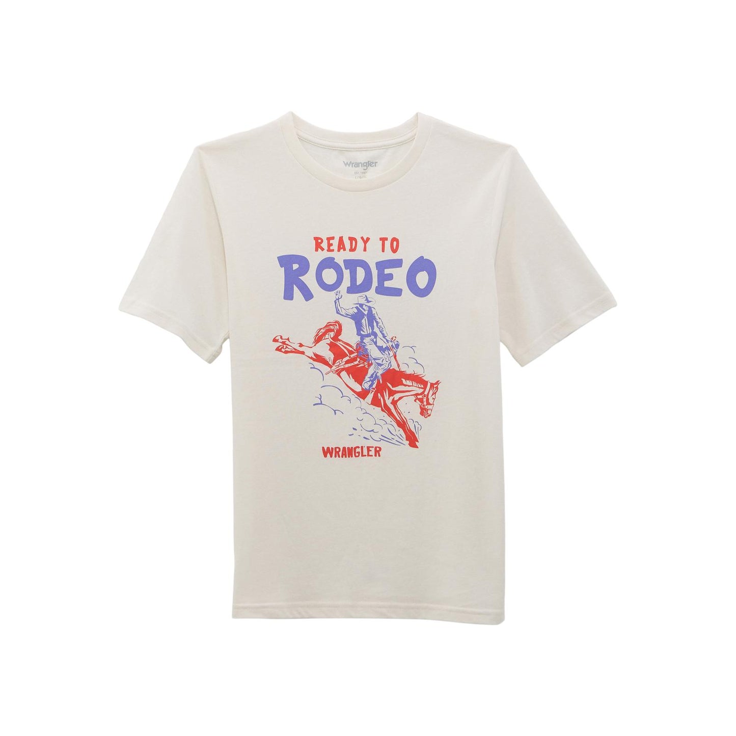 Wrangler Boy's Marshmallow Ready To Rodeo T-Shirt
