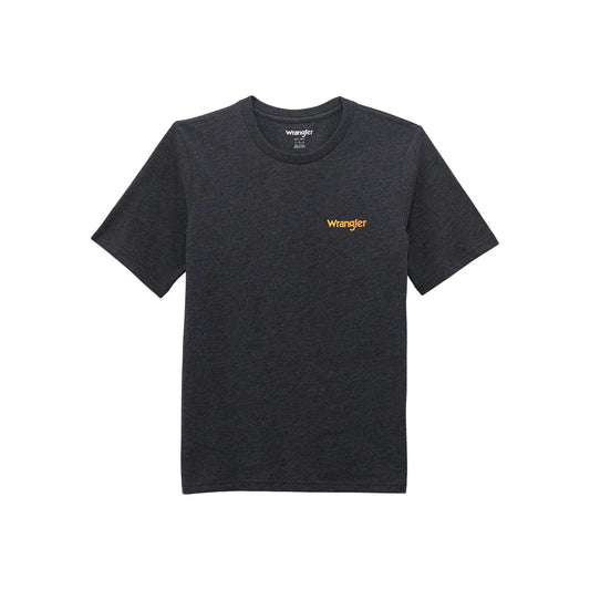 Wrangler Boy's Washed Black Bullrider T-Shirt