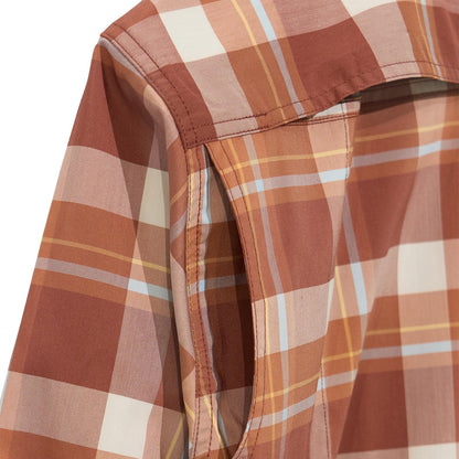 Wrangler Men's Mahogany Check ATG Western Shirt