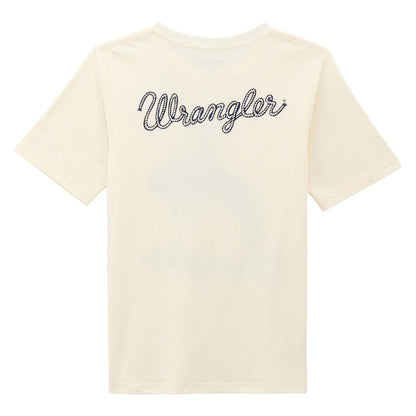 Wrangler Boy's Antique White Bronc Rider T-Shirt