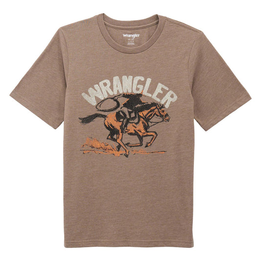 Wrangler Boy's Brindle Heather Range Rider T-Shirt