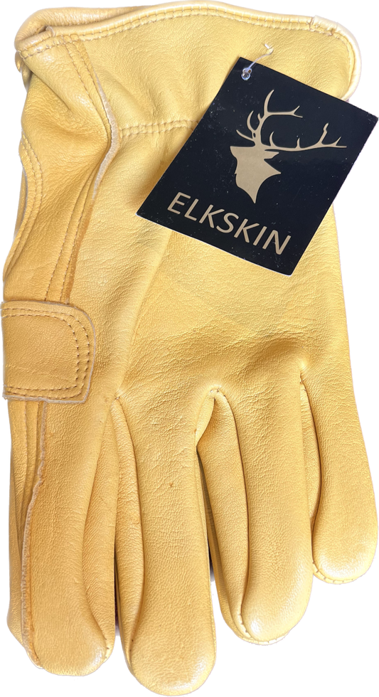 Hand Armor Tan Elkskin Gloves