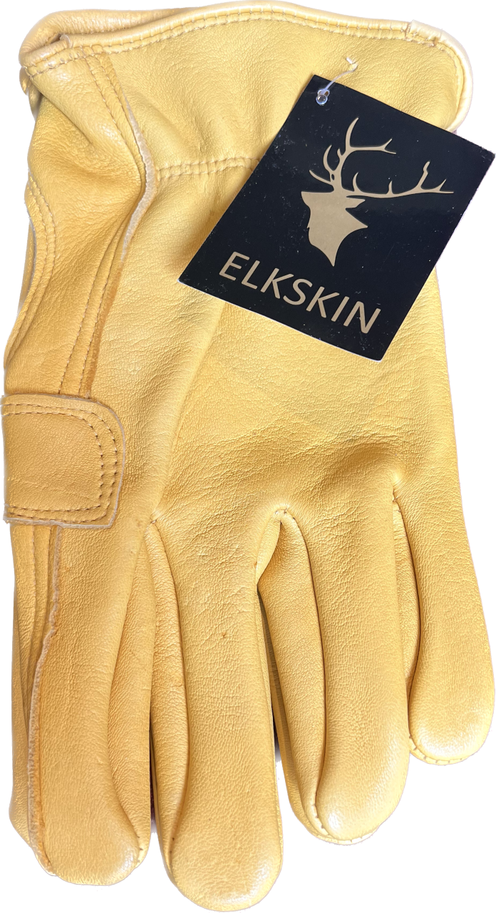 Hand Armor Tan Elkskin Gloves