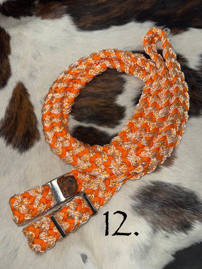Gale Beebe 9 Strand Barrel Rein