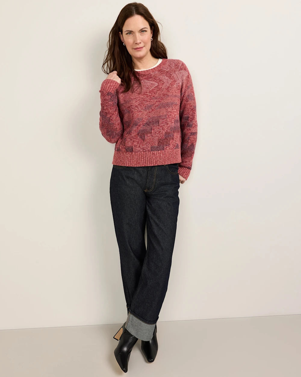 Pendleton Women's Raglan Cotton Sweater