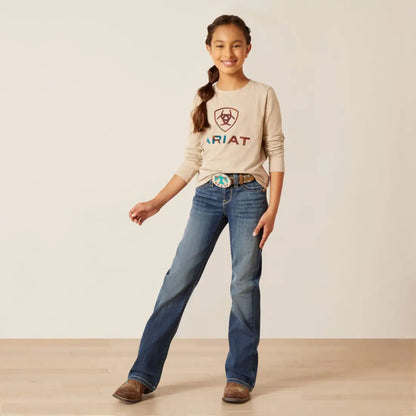 Ariat Girl’s Serape Shield Long Sleeve T-Shirt Sale Girl’s T-Shirt