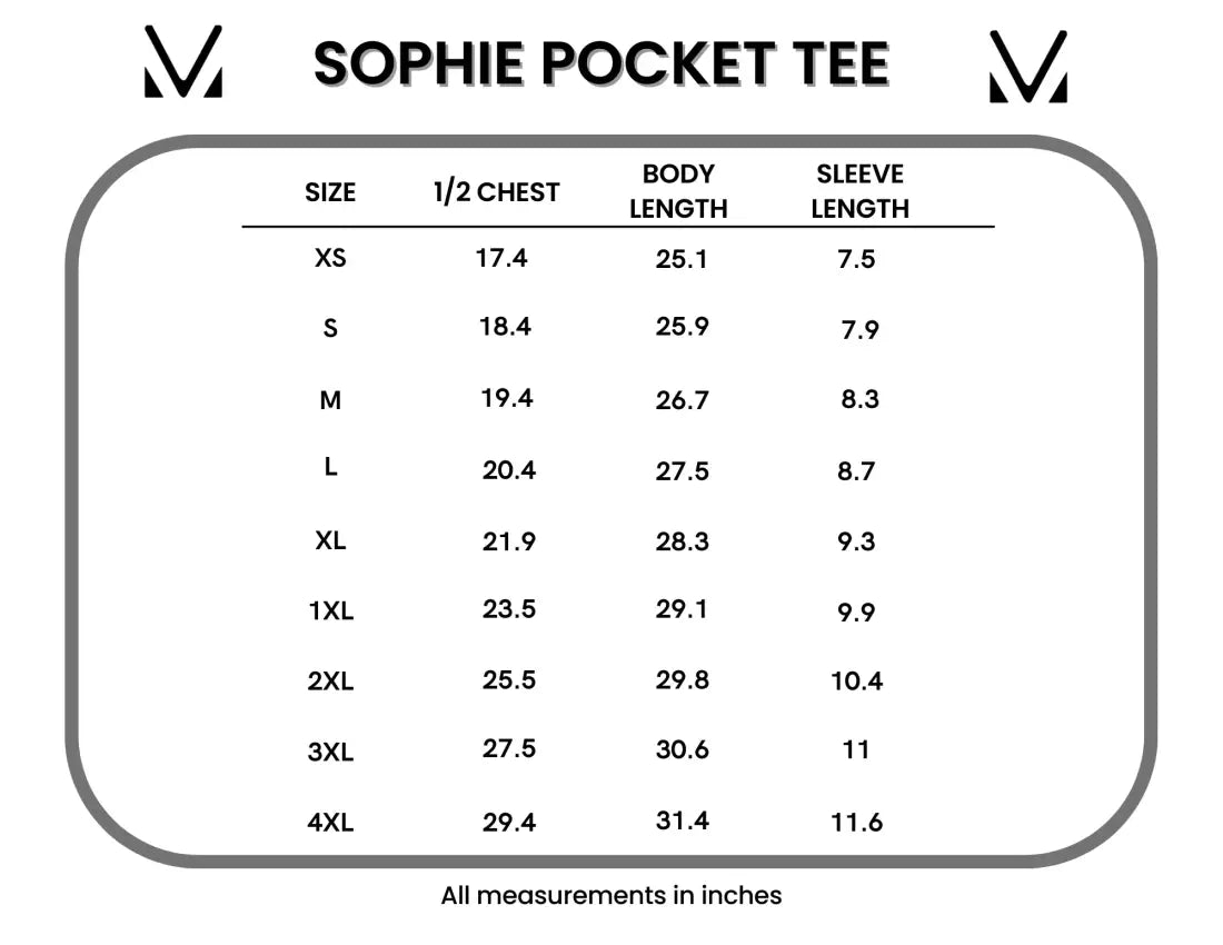 $15: Michelle Mae Women’s Sophie Pocket T-Shirt Sale Women’s T-Shirt