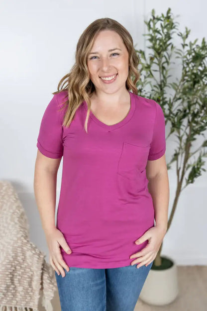 $15: Michelle Mae Women’s Sophie Pocket T-Shirt Sale Women’s T-Shirt