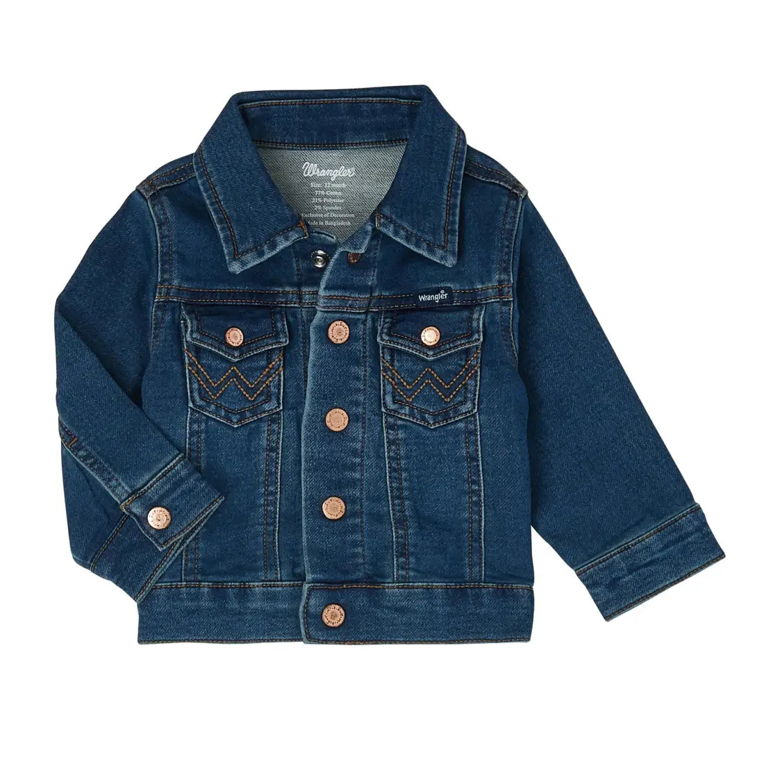 $15: Wrangler Infant Classic Denim Jacket 0-3M Sale Boy’s Infant