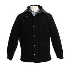 Load image into Gallery viewer, Wyoming Traders Men&#39;s Black Wool Ranch Coat
