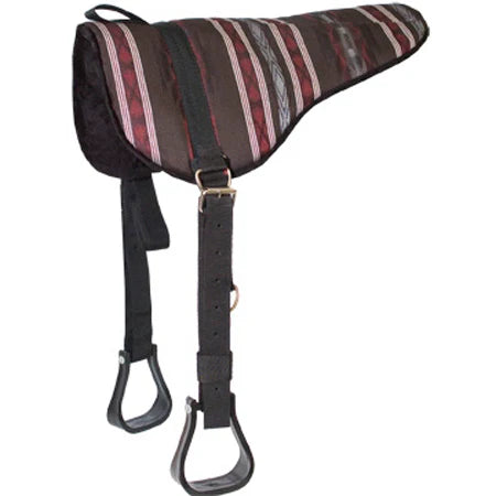 Mustang Sierra Herculon Bareback Saddle Pad with Stirrups