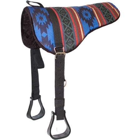 Mustang Sierra Herculon Bareback Saddle Pad with Stirrups