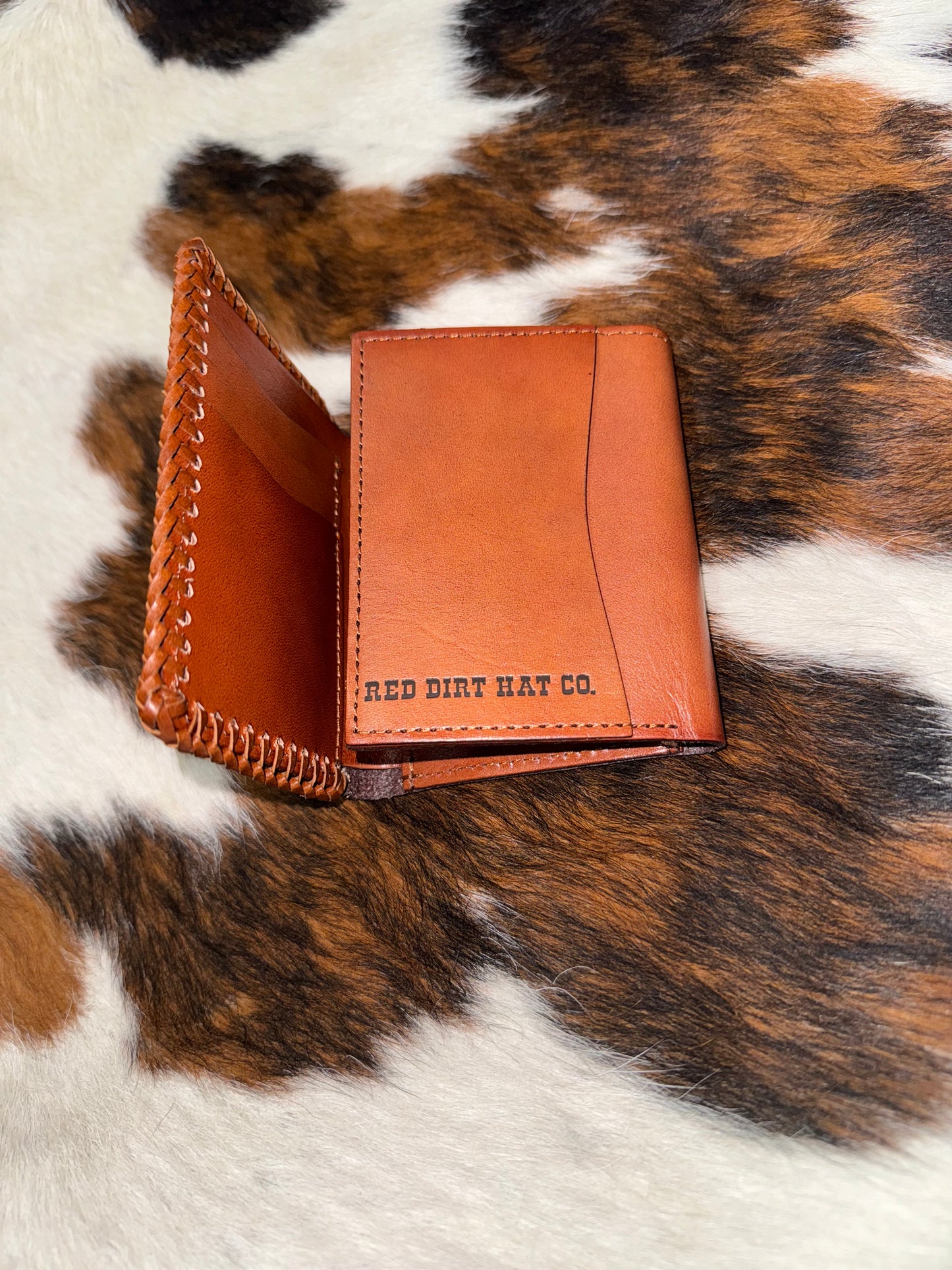 Red Dirt Hat Co. Men's XL Basketweave Trifold Wallet