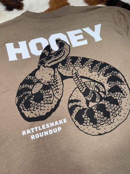 Hooey Men's Brown Rattlesnake Roundup T-Shirt